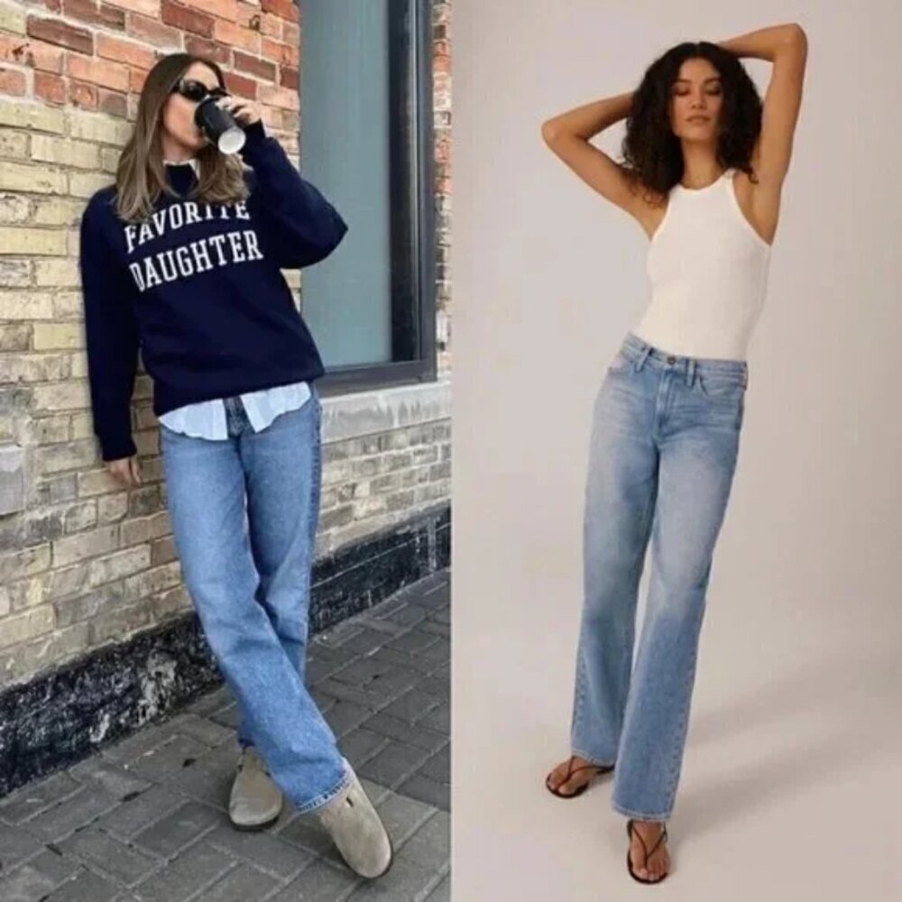 FAVORITE DAUGHTER The Tommy Mid Rise Boyfriend Jeans in Wash Margate US 29